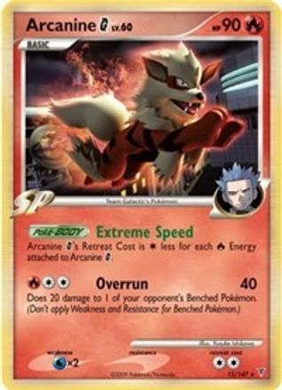 Arcanine G 015/147 - Holofoil Deck Exclusives - Holo Rare