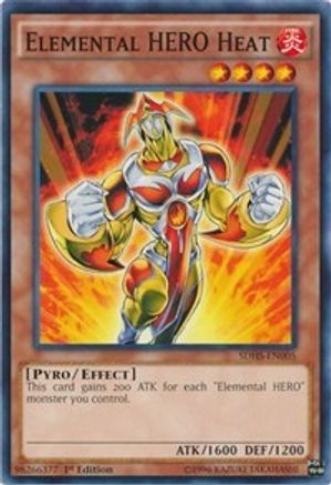 Elemental HERO Heat (SDHS-EN005) - Structure Deck: HERO Strike Unlimited