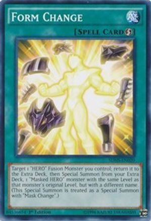 Form Change (SDHS-EN020) - Structure Deck: HERO Strike Unlimited