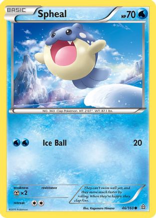 Spheal (46) 046/160 XY Primal Clash - Common