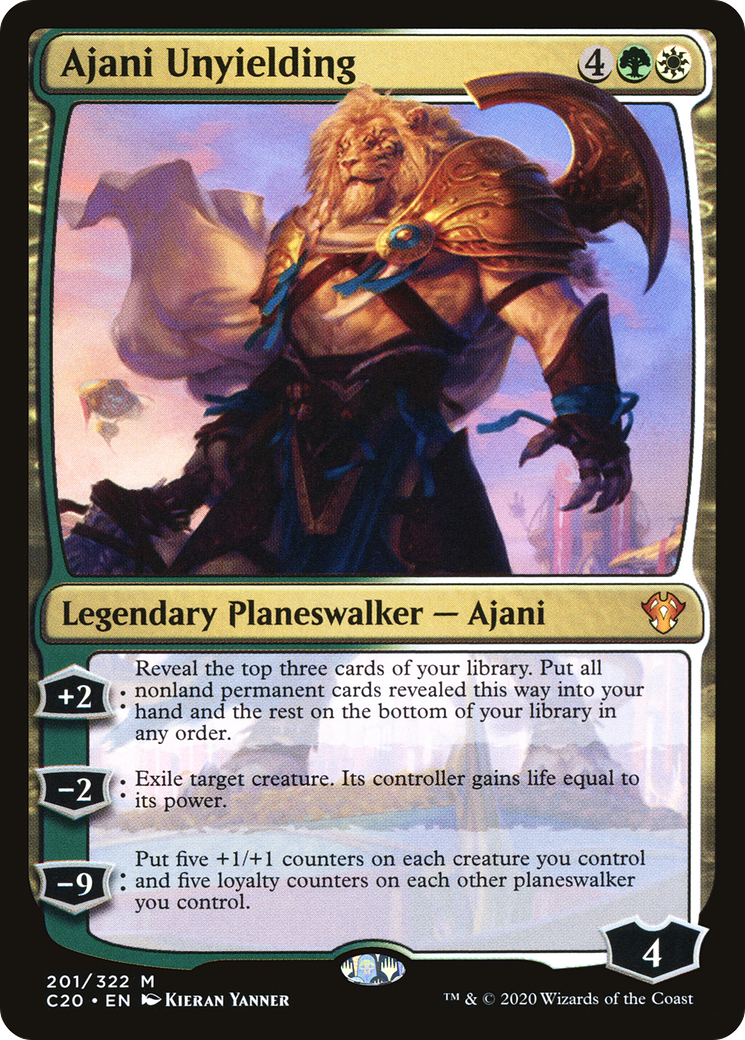 Ajani Unyielding (C20-201) - Commander 2020