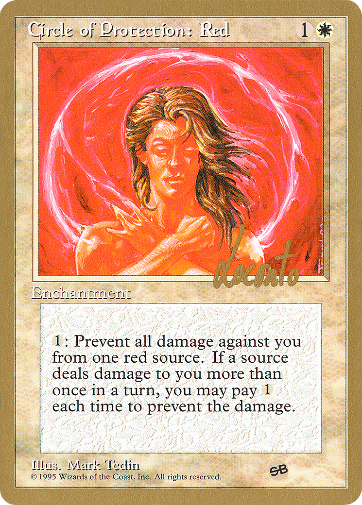 Circle of Protection: Red (WCD-ML17SB) - Pro Tour Collector Set