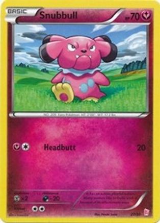 Snubbull (#27) 027 XY Trainer Kit Sylveon & Noivern - Common
