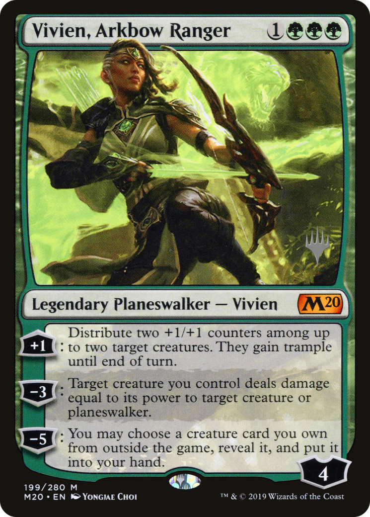 Vivien, Arkbow Ranger (PPM20-199P) - Core Set 2020 Promos Foil