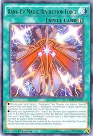 Rank-Up-Magic Revolution Force (CROS-EN057) - Crossed Souls 1st Edition