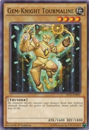 Gem-Knight Tourmaline (SP15-EN001) - Star Pack ARC-V 1st Edition
