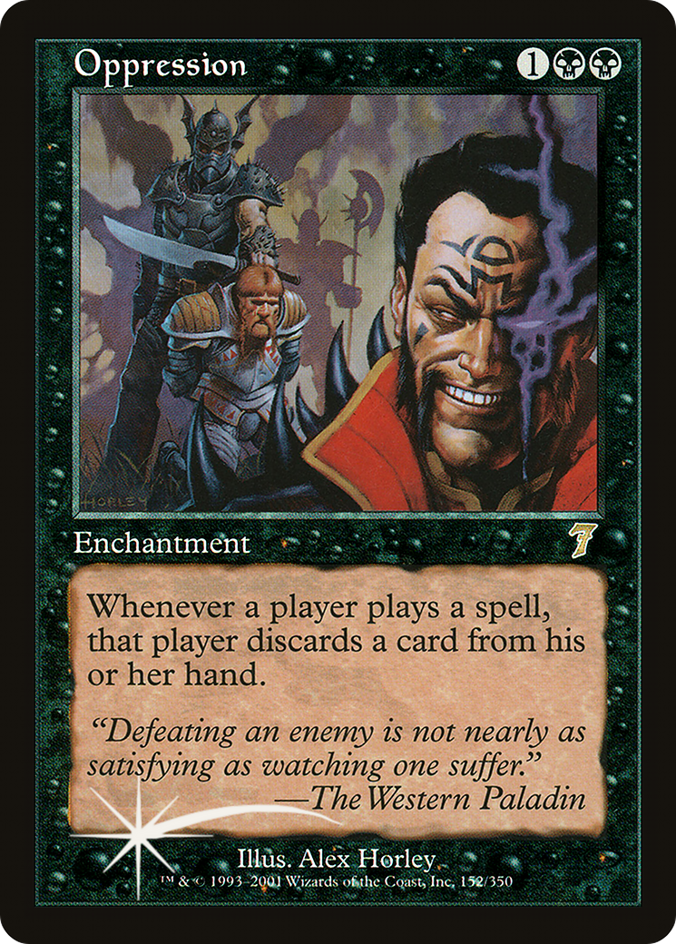 Oppression (7ED-152★) - Seventh Edition Foil