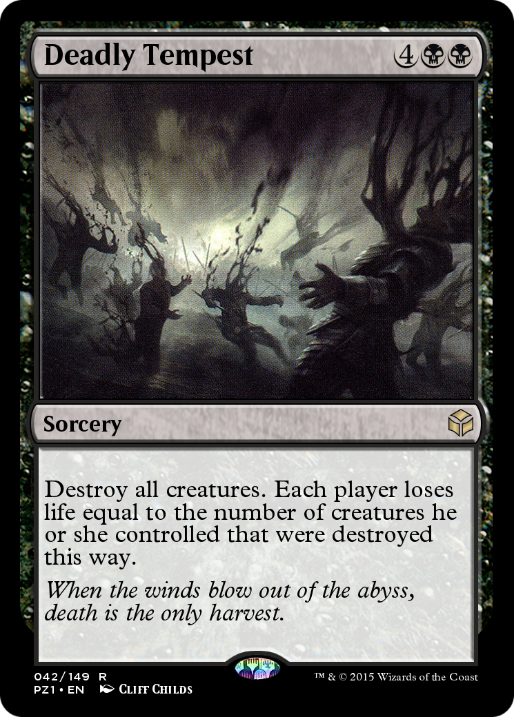 Deadly Tempest (PZ1-042) - Legendary Cube Prize Pack Foil