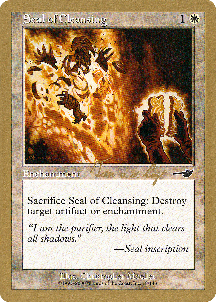 Seal of Cleansing (WCD-TVDL18) - World Championship Decks 2000