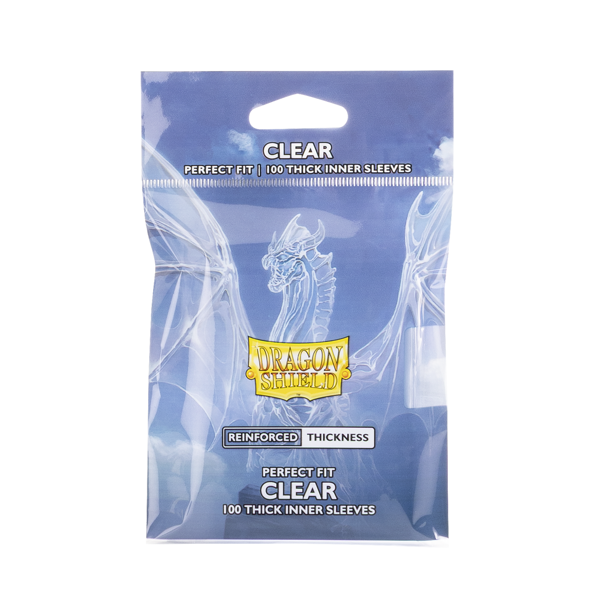 DRAGON SHIELD SLEEVES PERFECT FIT THICK INNER CLEAR 100CT