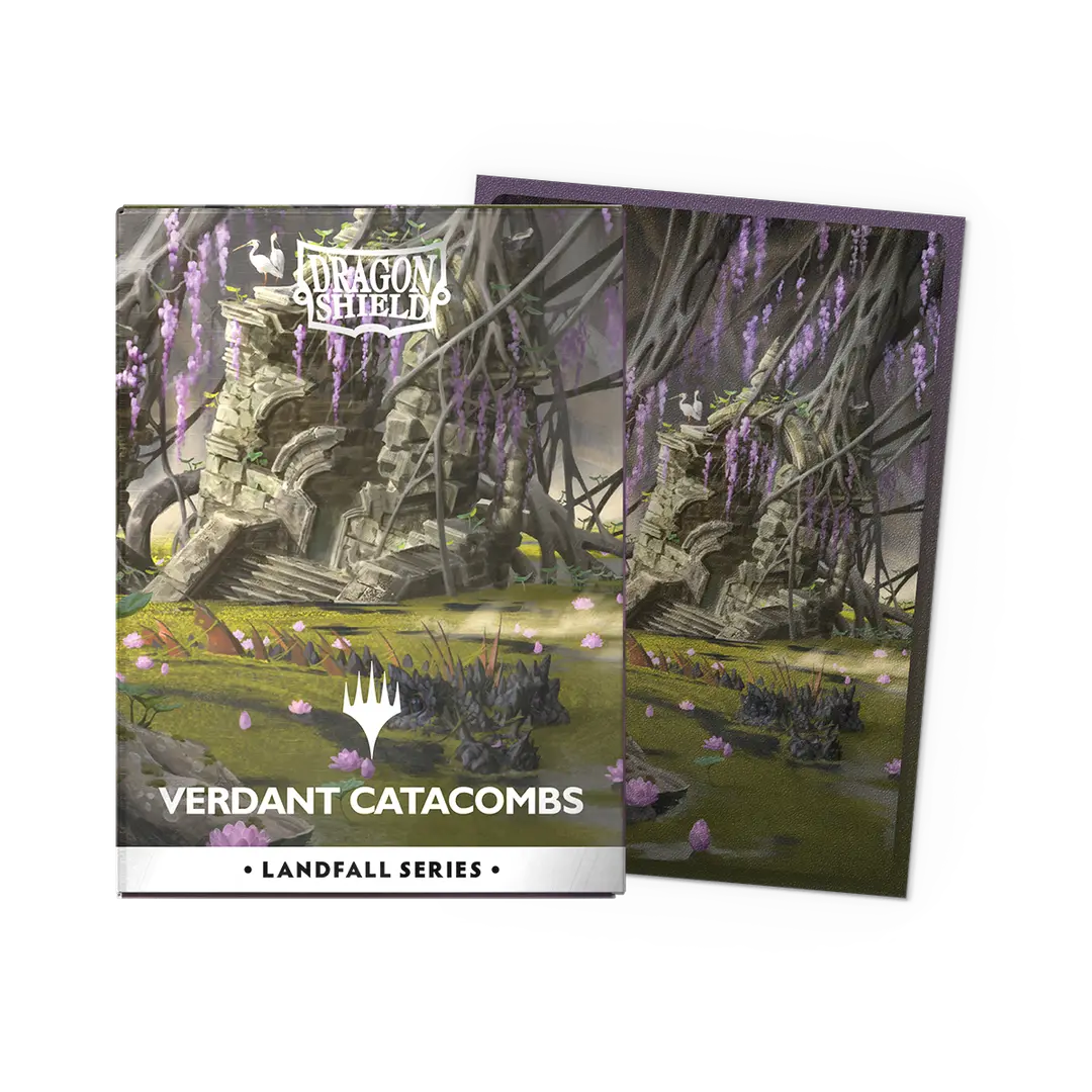 DRAGON SHIELD MAGIC THE GATHERING LANDFALL SERIES VERDANT CATACOMBS