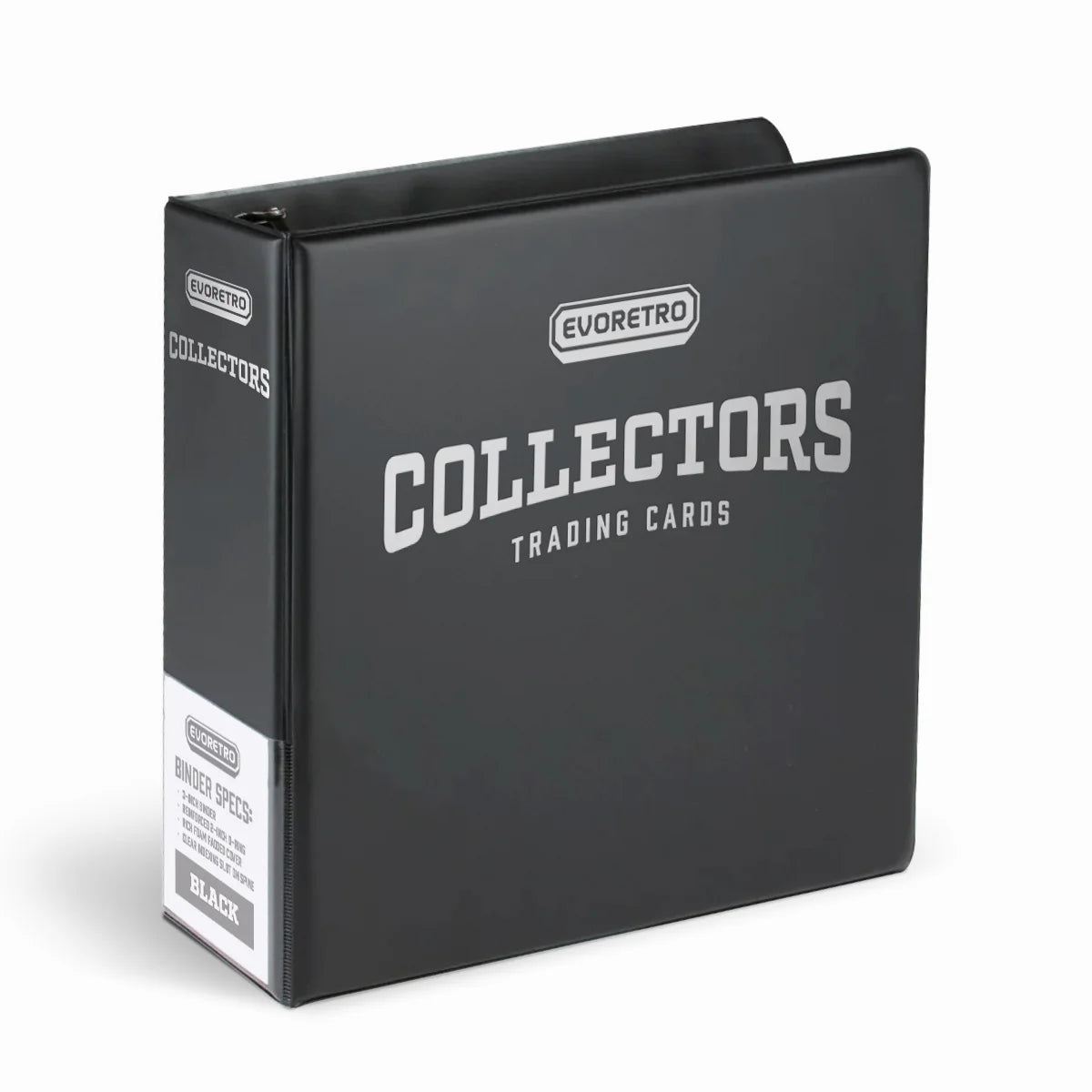EVORETRO 3-Inch Trading Card Ring Binder - Collector Album Black