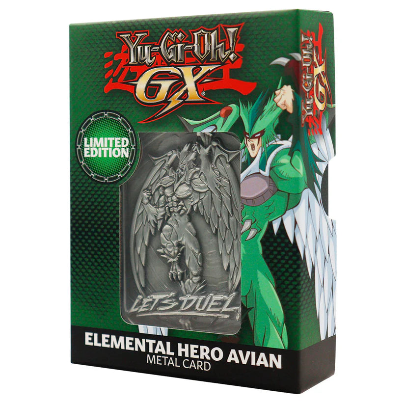 Yu-Gi-Oh! LIMITED EDITION ELEMENTAL HERO AVIAN METAL CARD