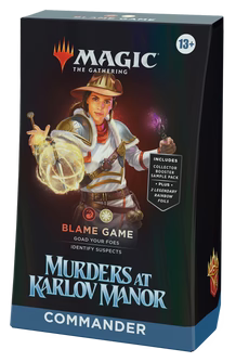 MTG COMMANDER DECK: MURDERS AT KARLOV MANOR BLAME GAME