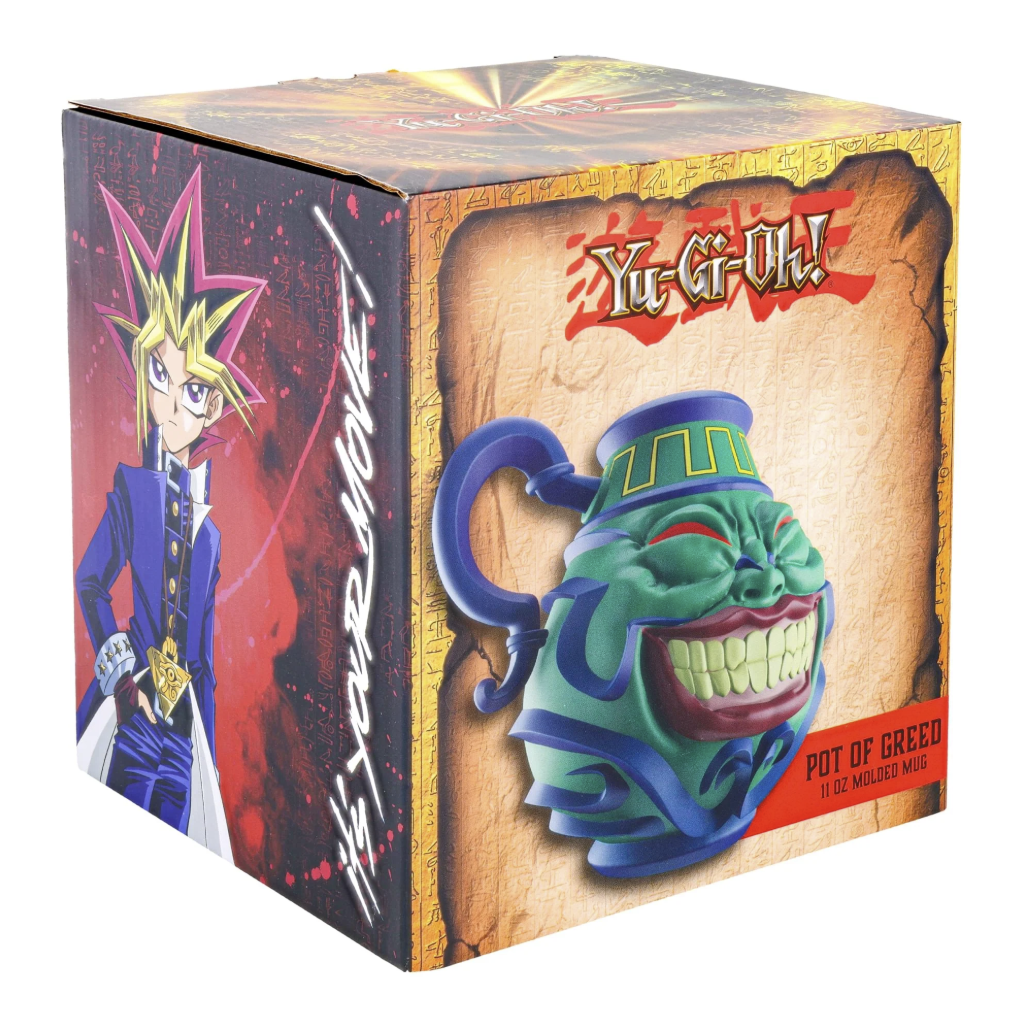 YU-GI-OH! POT OF GREED SCULPTED 11OZ CERAMIC MUG