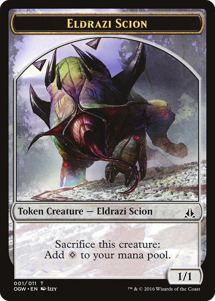 Eldrazi Scion (OGW-001) - Oath of the Gatewatch Tokens