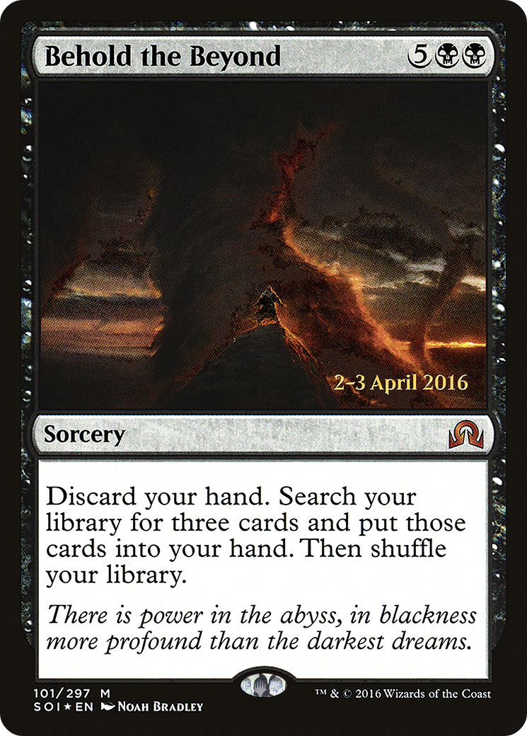 Behold the Beyond (PRE-101S) - Shadows over Innistrad Promos Foil