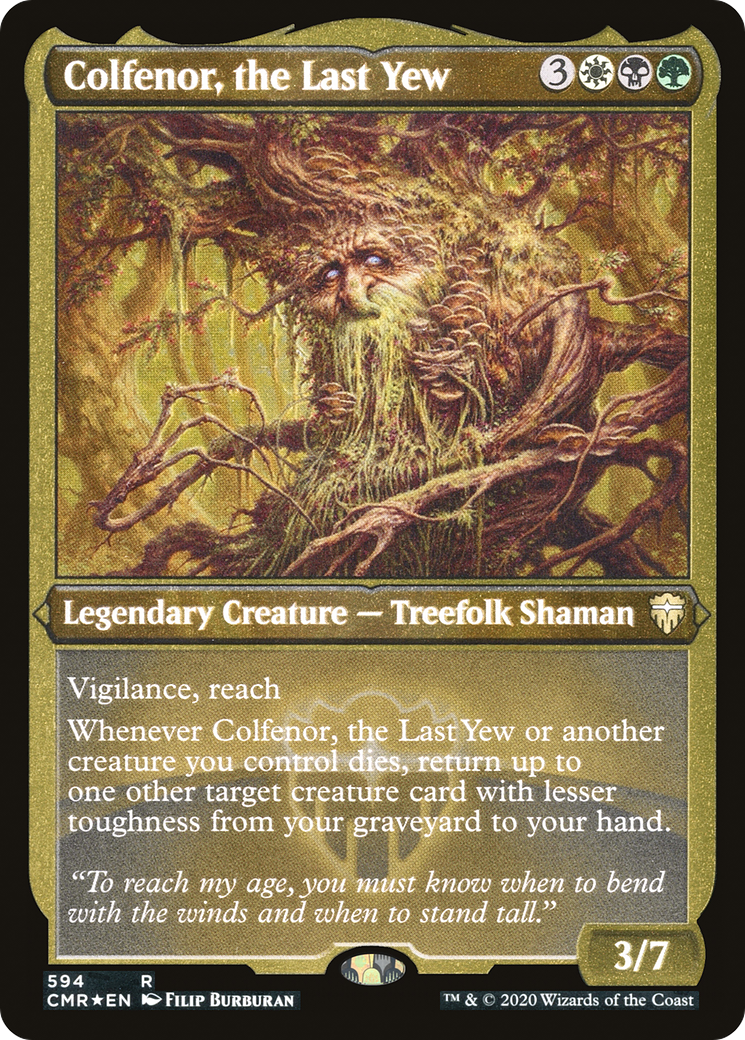 Colfenor, the Last Yew (CMR-594) - Commander Legends Etched Foil