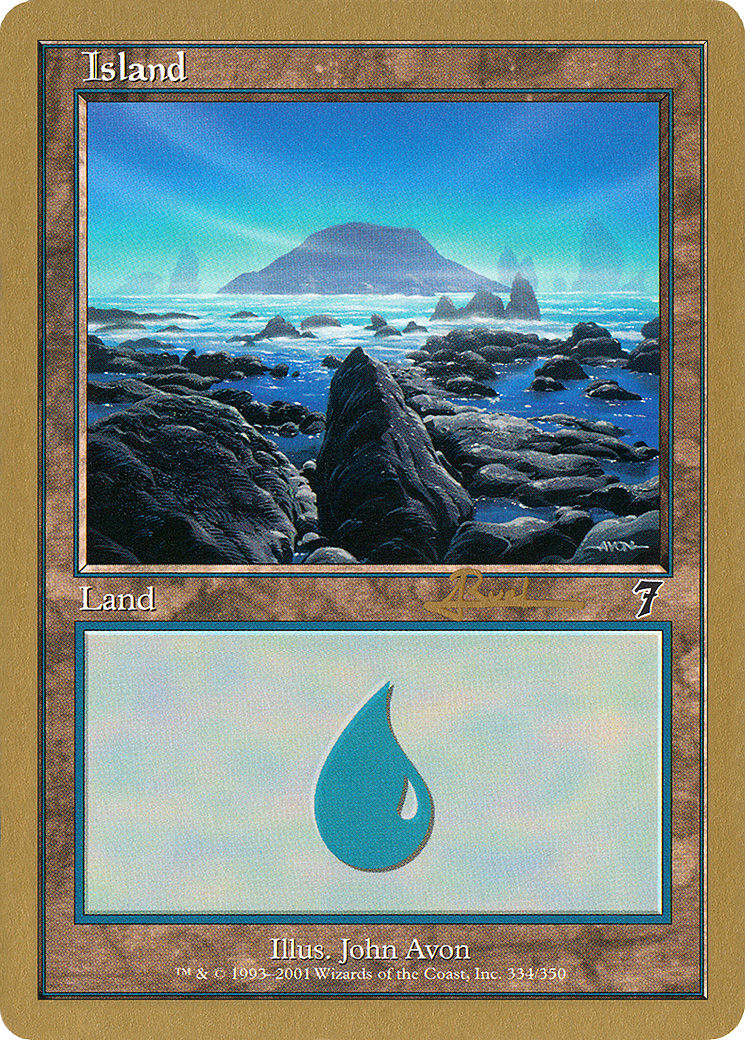 Island (WCD-AR334) - World Championship Decks 2001