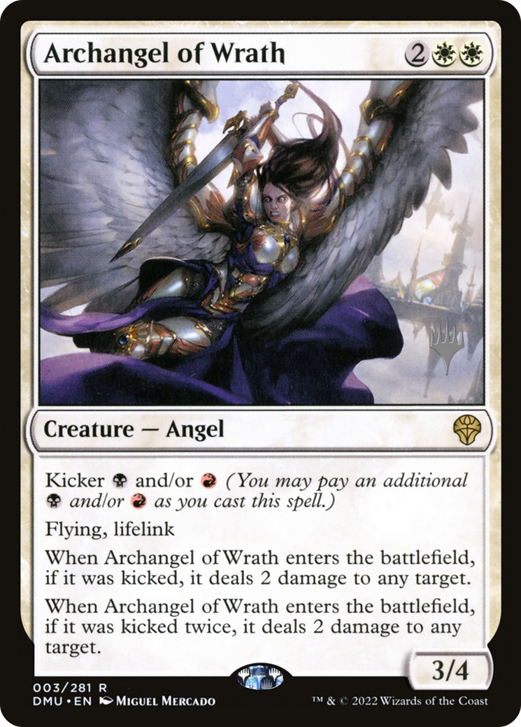 Archangel of Wrath (PPDMU-03P) - Dominaria United Promos