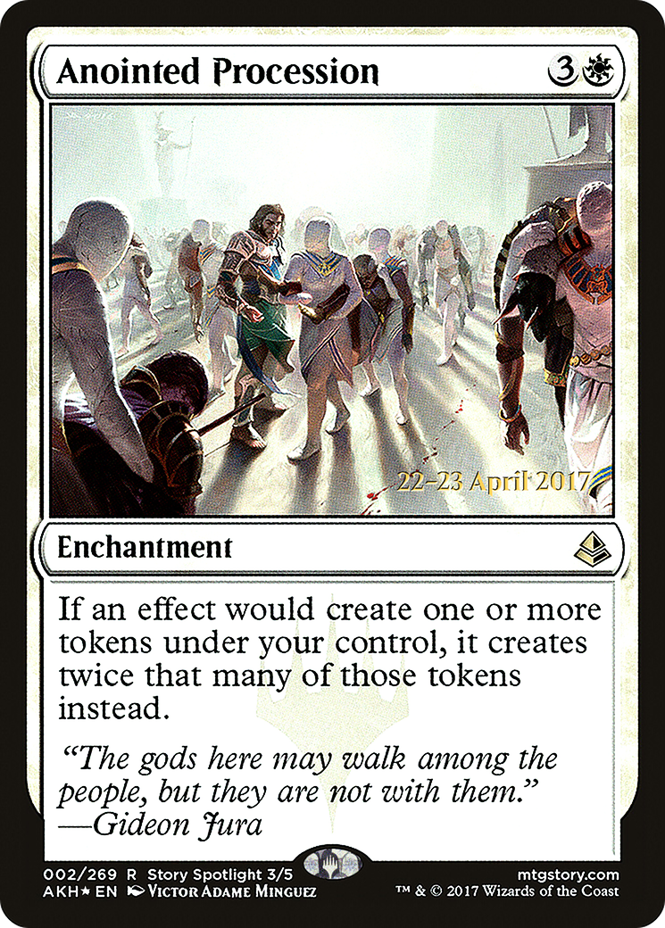 Anointed Procession (PRE-02S) - Amonkhet Promos Foil