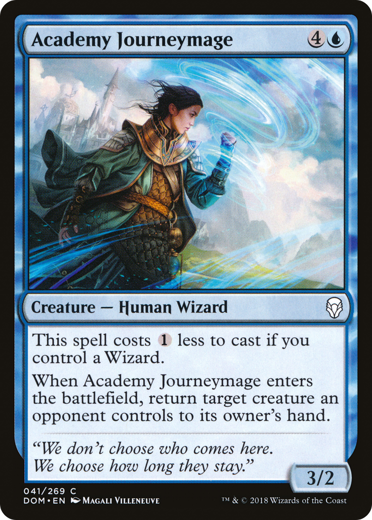 Academy Journeymage (DOM-041) - Dominaria Foil