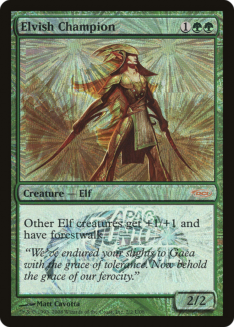 Elvish Champion (JSS-2U08) - Junior APAC Series Foil