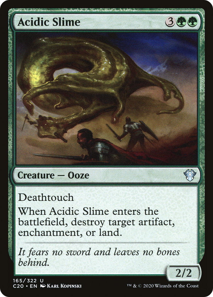 Acidic Slime (C20-165) - Commander 2020