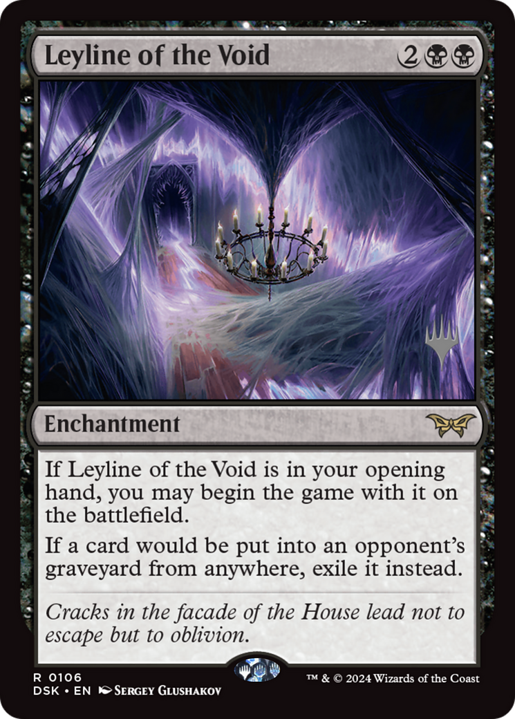 Leyline of the Void (PPDSK-106P) - Duskmourn: House of Horror Promos