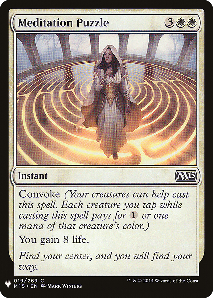 Meditation Puzzle (LIST-M15-19) - The List