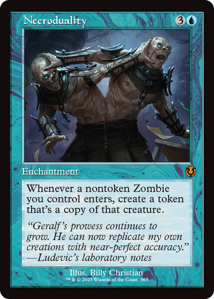 Necroduality (INR-365) - Innistrad Remastered: (enchantment) Foil