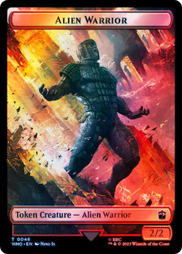 Alien Warrior (TWHO-046) - Doctor Who Tokens Foil