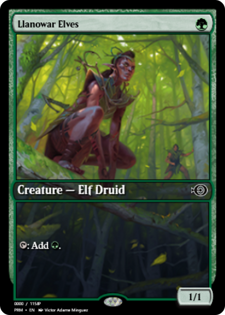 Llanowar Elves (PRM-68039) - Magic Online Promos Foil