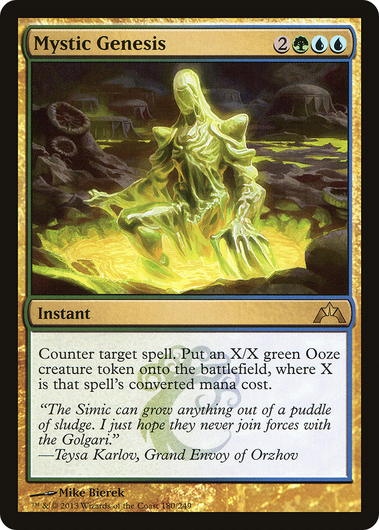 Mystic Genesis (GTC-180) - Gatecrash Foil