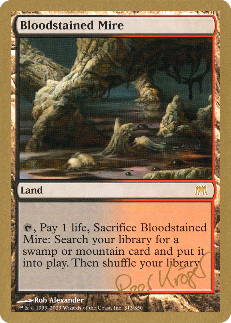 Bloodstained Mire (WCD-PK313) - World Championship Decks 2003