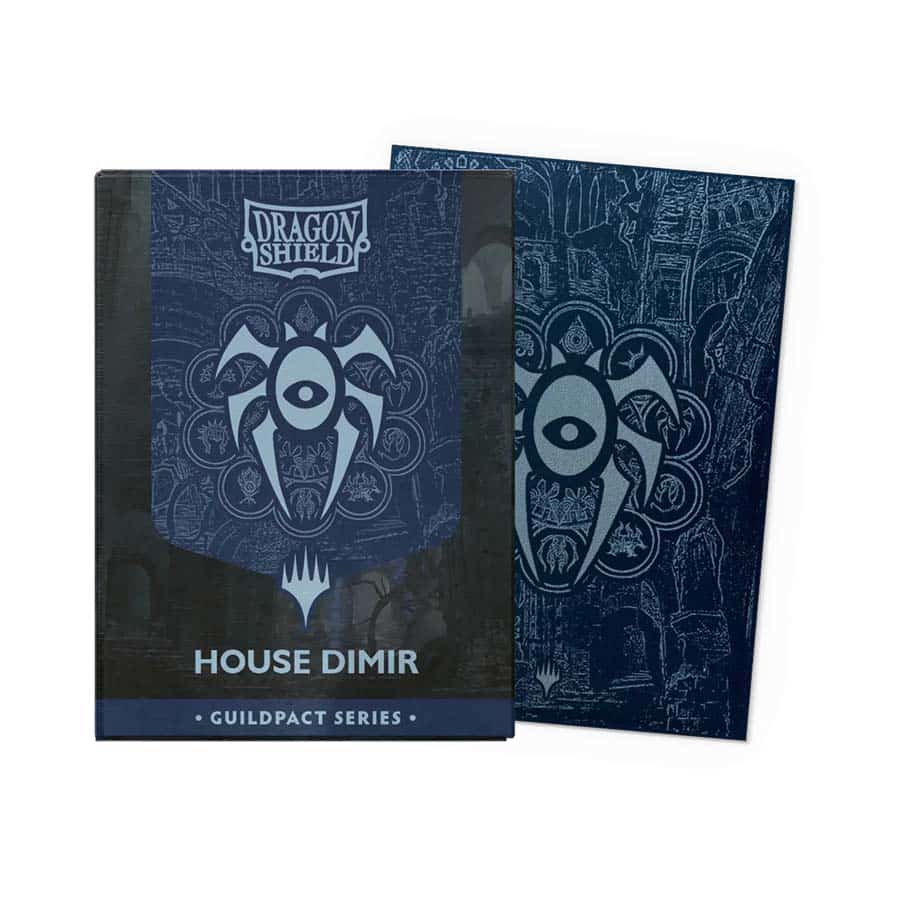 DRAGON SHIELD SLEEVES MATTE DUAL ART SLEEVES 100CT GUILD PACT - HOUSE DIMIR