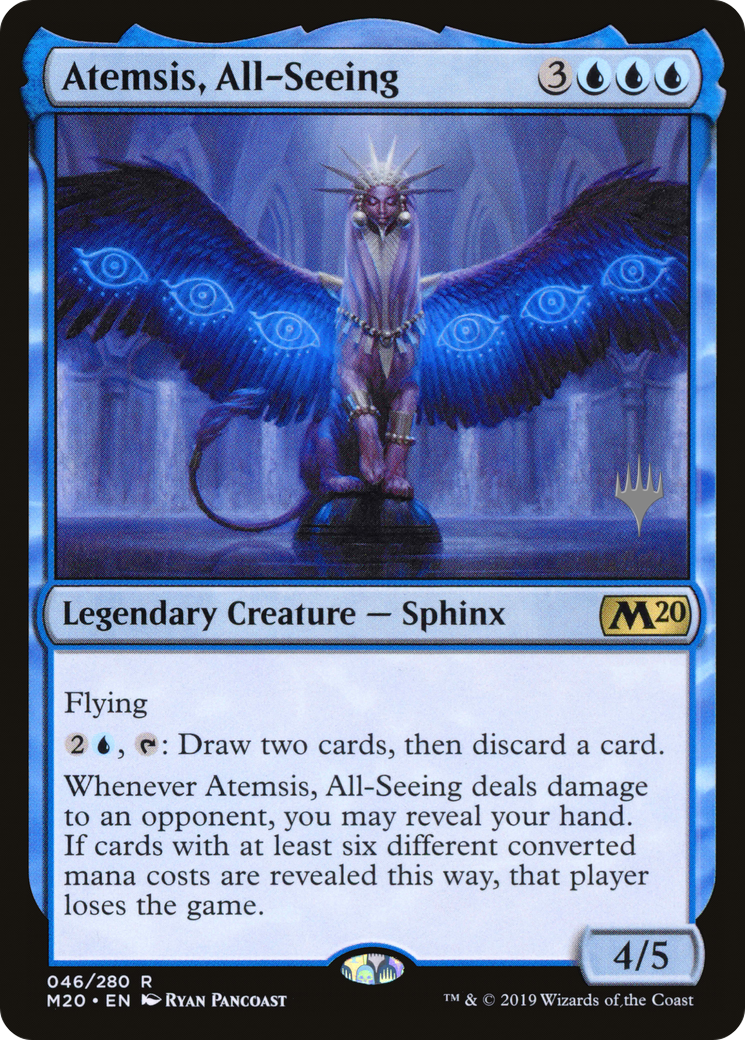 Atemsis, All-Seeing (PPM20-46P) - Core Set 2020 Promos Foil