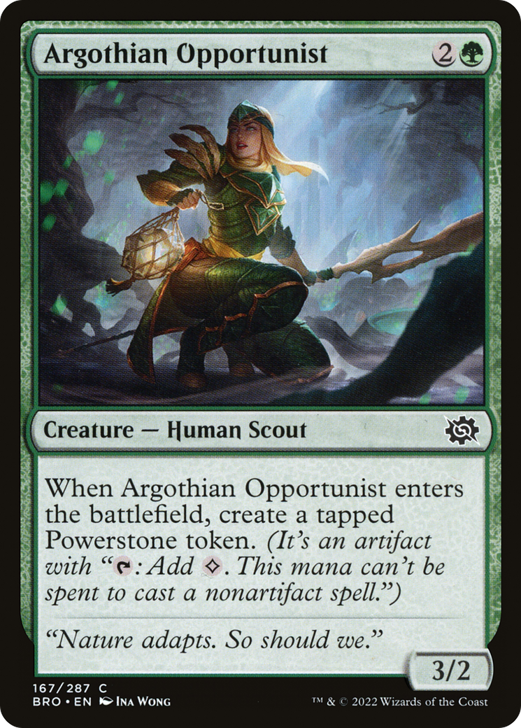 Argothian Opportunist (BRO-167) - The Brothers' War Foil