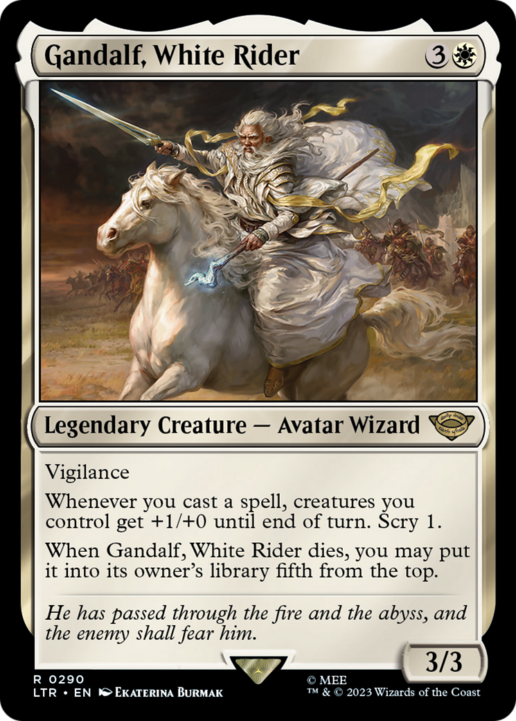 Gandalf, White Rider (LTR-290) - The Lord of the Rings: Tales of Middle-earth