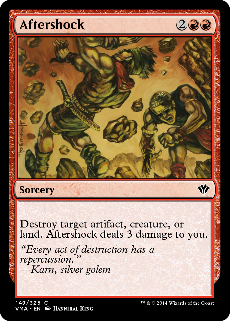 Aftershock (VMA-149) - Vintage Masters Foil