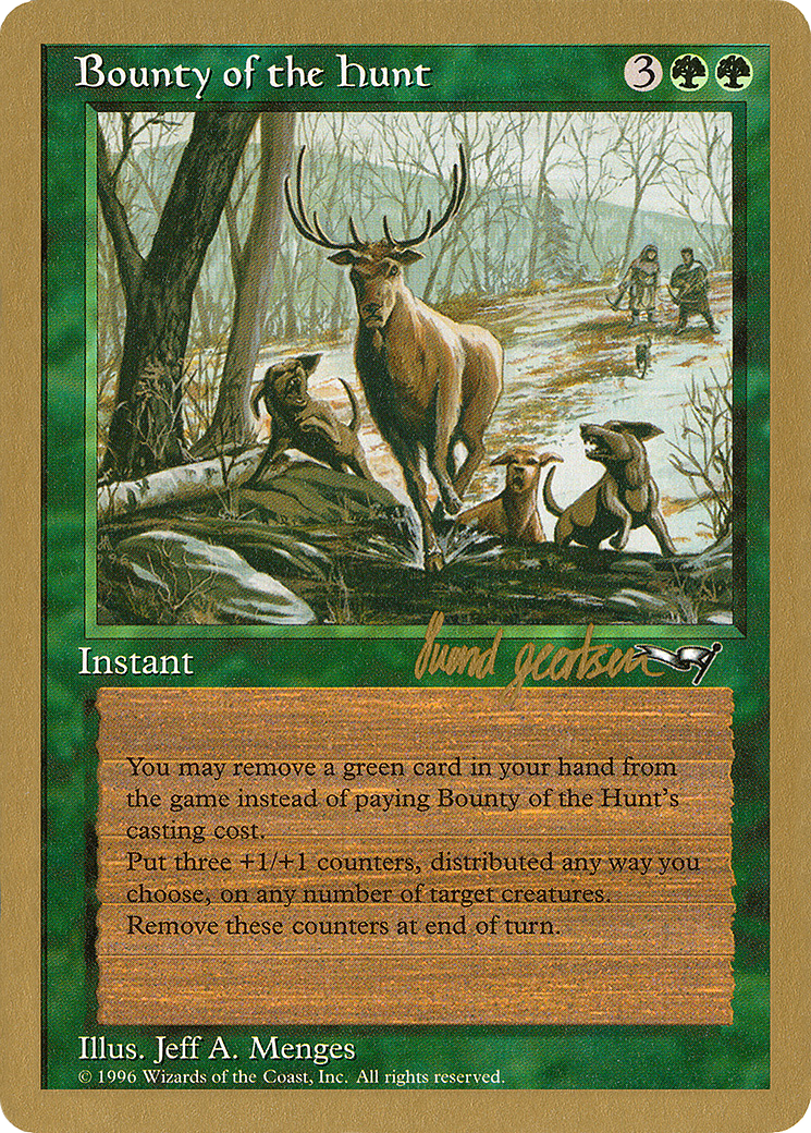 Bounty of the Hunt (WCD-SG85) - World Championship Decks 1997