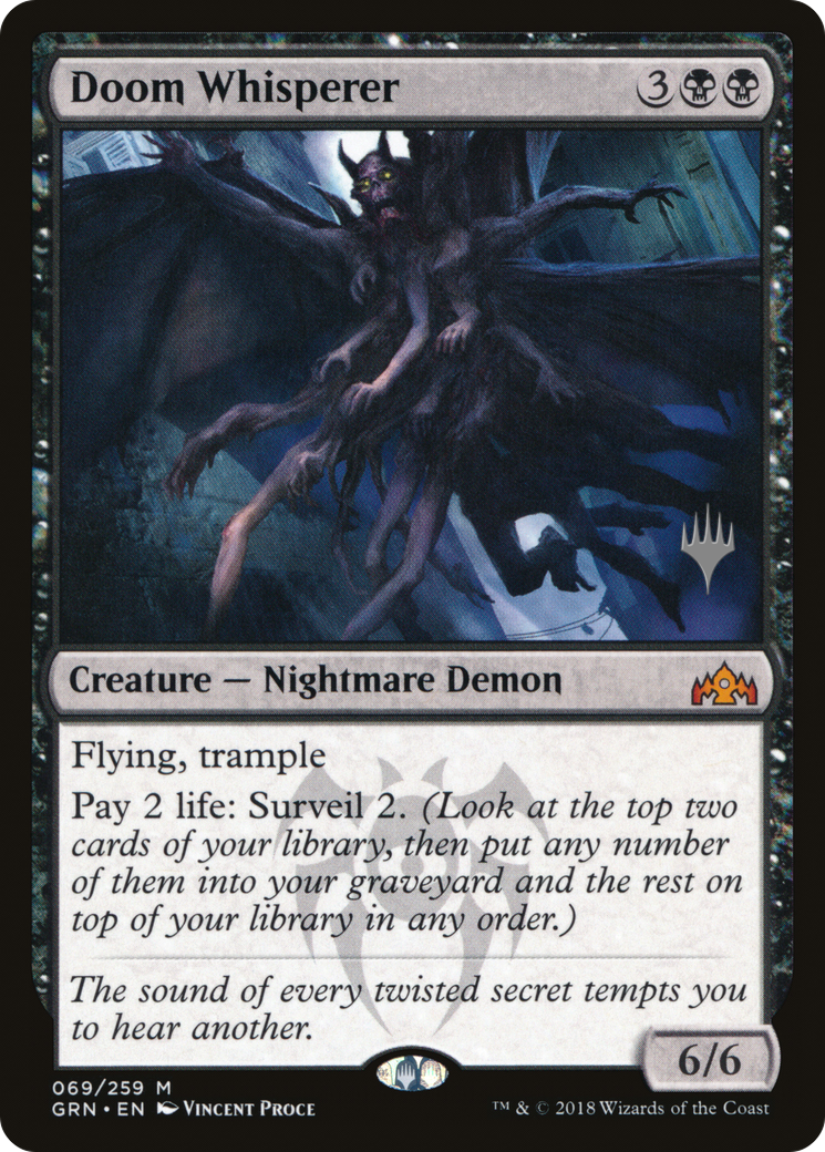 Doom Whisperer (PPM20-69P) - Guilds of Ravnica Promos Foil