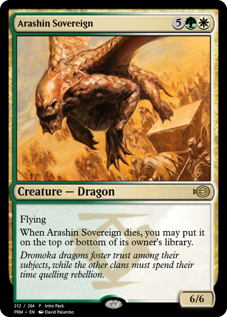 Arashin Sovereign (PRM-56996) - Magic Online Promos Foil