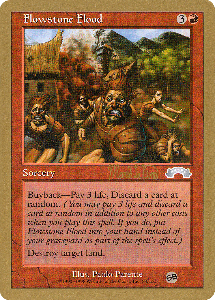 Flowstone Flood (WCD-MLP83SB) - World Championship Decks 1999
