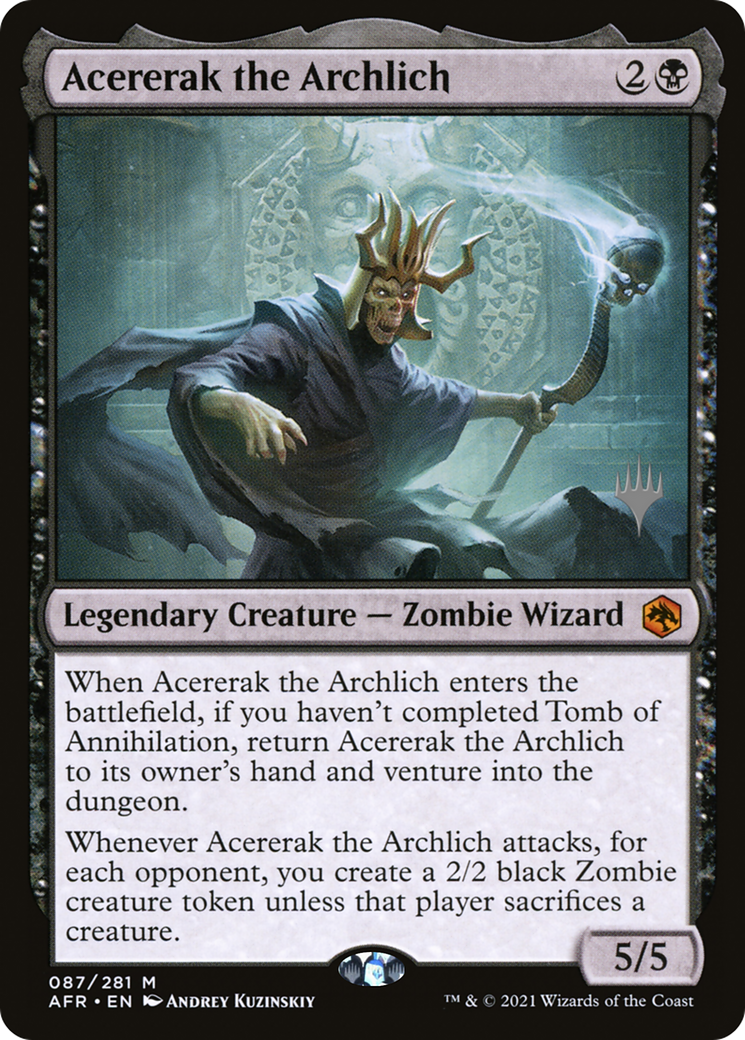 Acererak the Archlich (PPAFR-87P) - Adventures in the Forgotten Realms Promos Foil