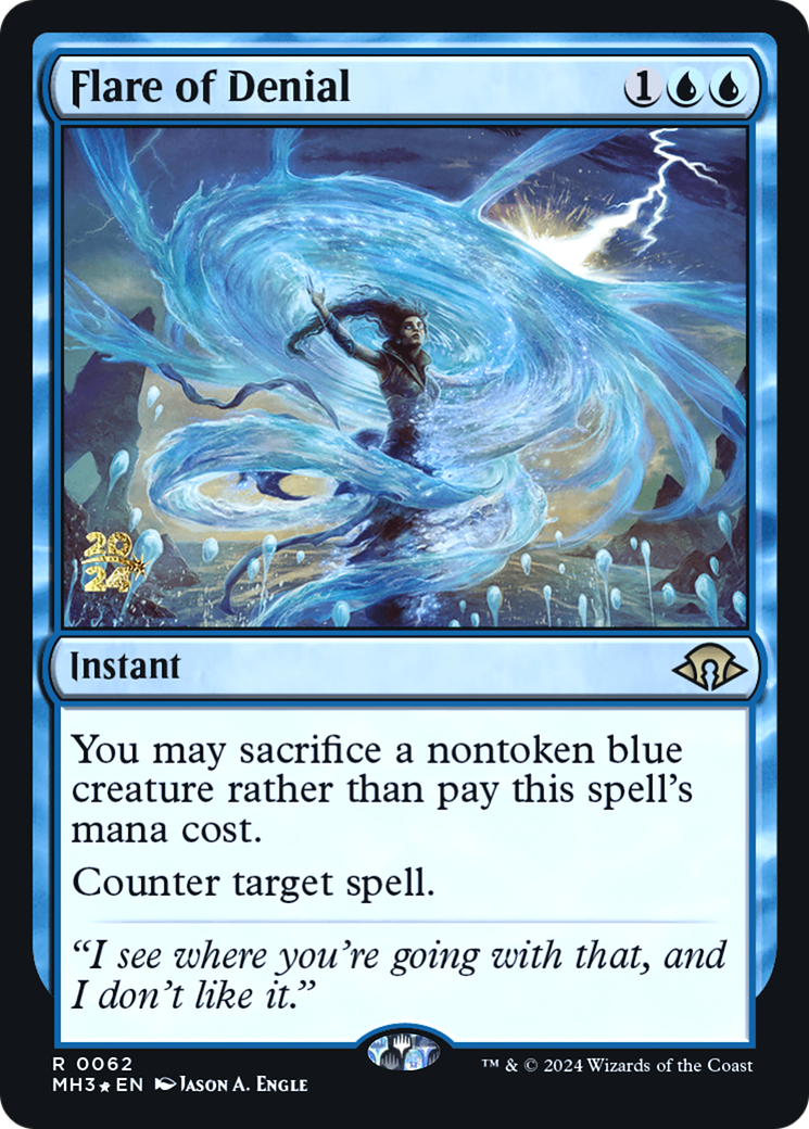 Flare of Denial (PRE-62S) - Modern Horizons 3 Promos Foil