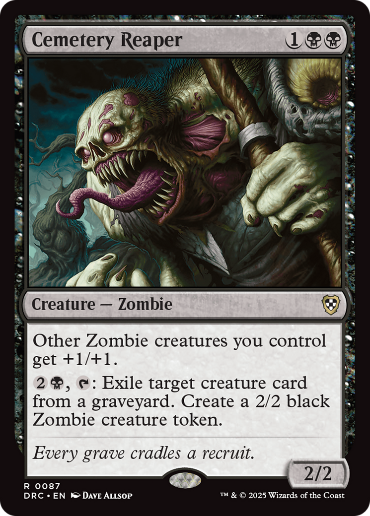 Cemetery Reaper (DRC-087) - Commander: Aetherdrift Foil