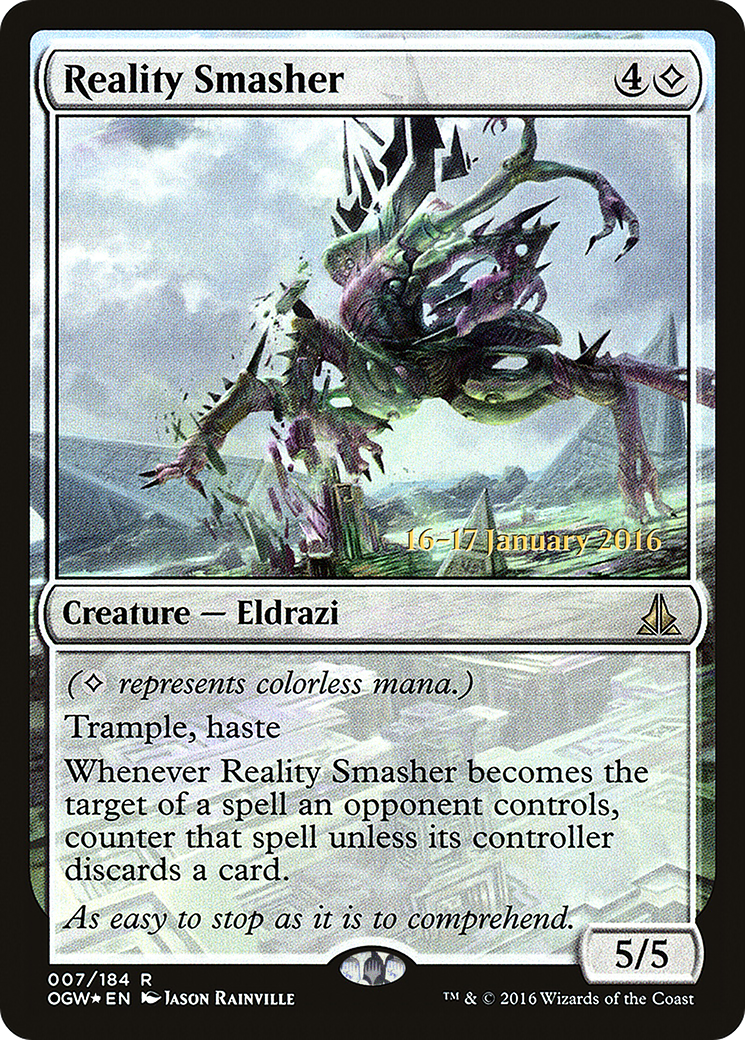 Reality Smasher (PRE-07S) - Oath of the Gatewatch Promos Foil