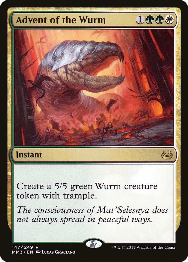 Advent of the Wurm (MM3-147) - Modern Masters 2017