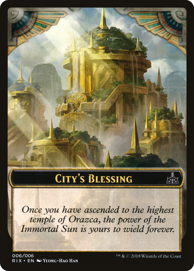 City's Blessing (RIX-006) - Rivals of Ixalan Tokens